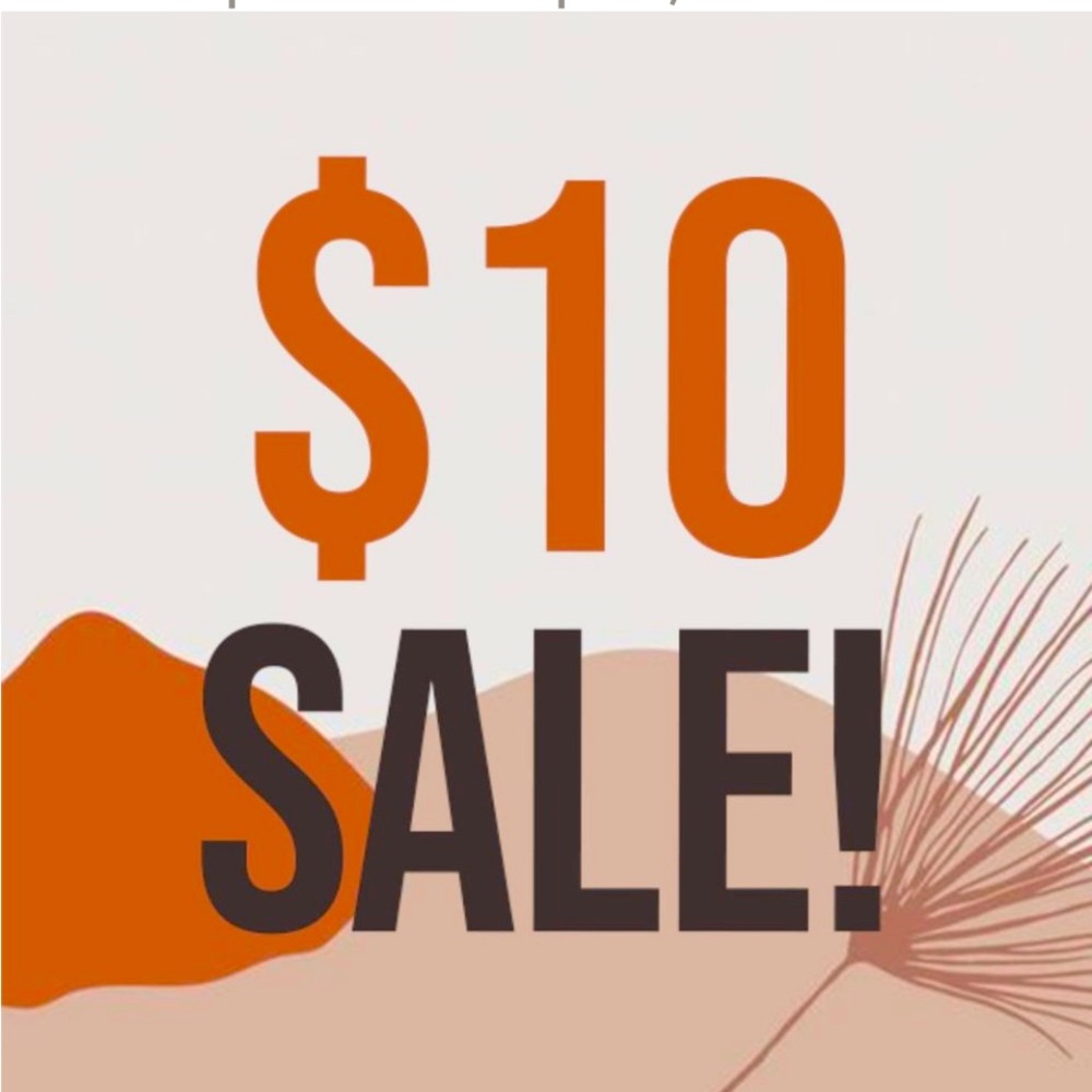 $10 sale on select items in my closet. Bundle and save even more!